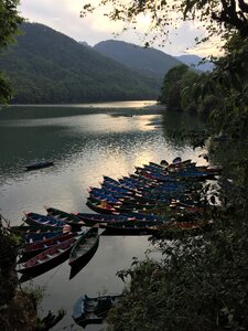 Nature canoe nepal photo