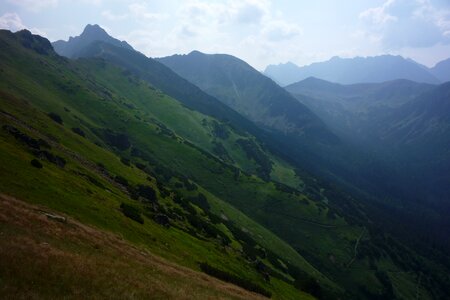 Landscape nature top view photo