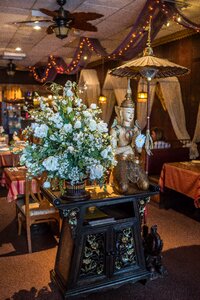 Luxury interior design flowers