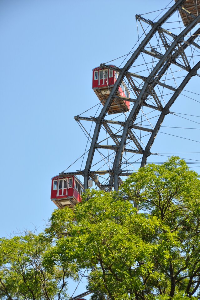 Giant ferris wheel vienna amusement park