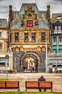 Grain gate andernach rhineland palatinate photo