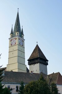 Medias church tower photo