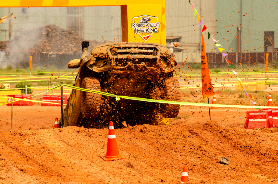 Off-roading sand ford