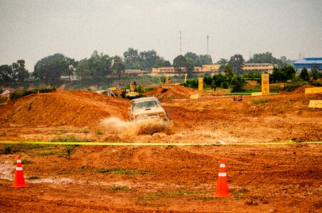 Off-roading sand toyota photo