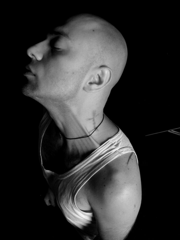 Black and white studio dark