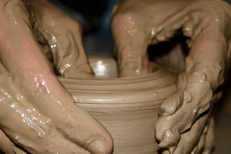 Earth pottery brown earth