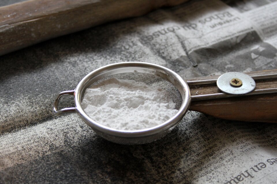 Glass powdered texture