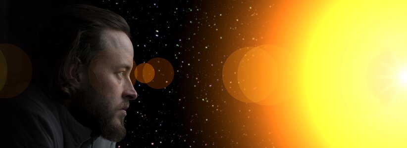 Universe galaxy flare