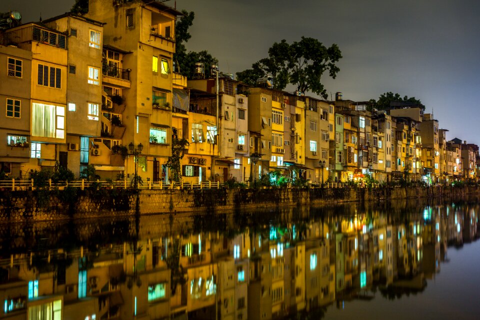 Reflection sky river