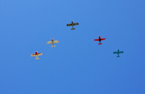 Flight aviation formation photo