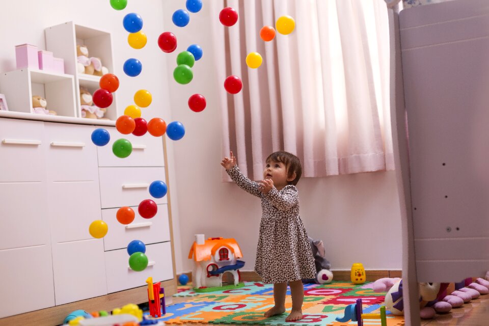 Play childish colorful