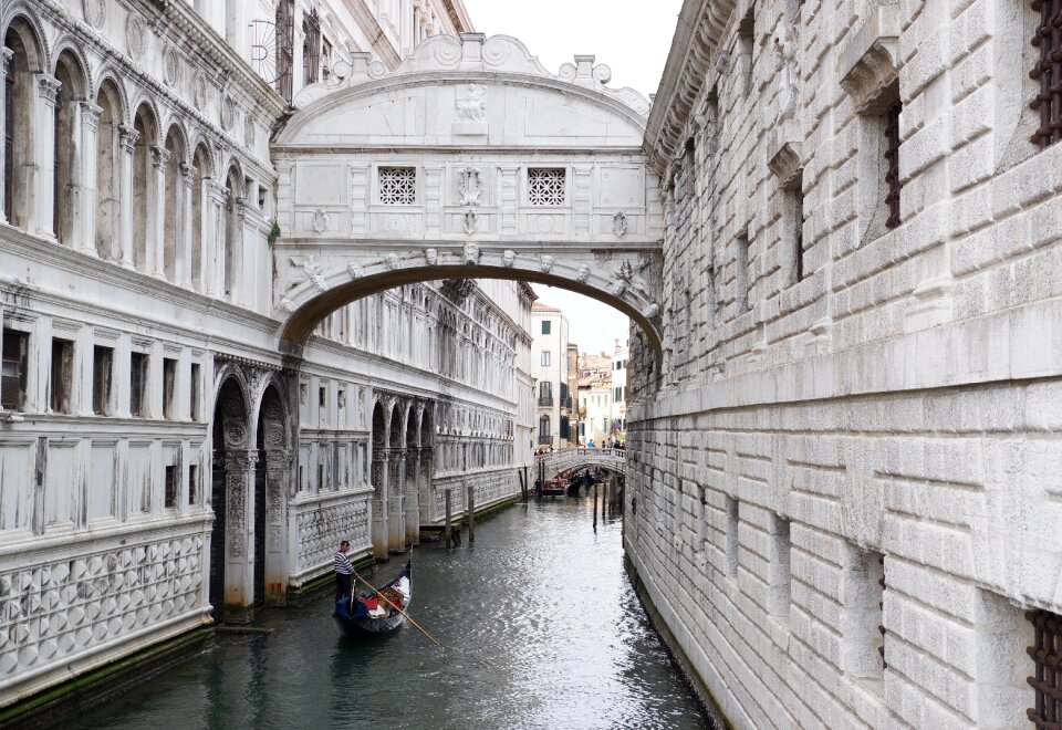 Venice italy bridge of sighs