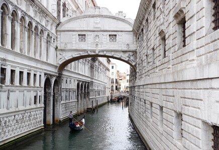 Venice italy bridge of sighs photo