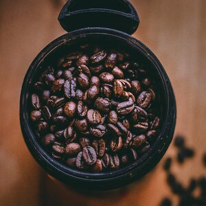 Caffeine brown roasted