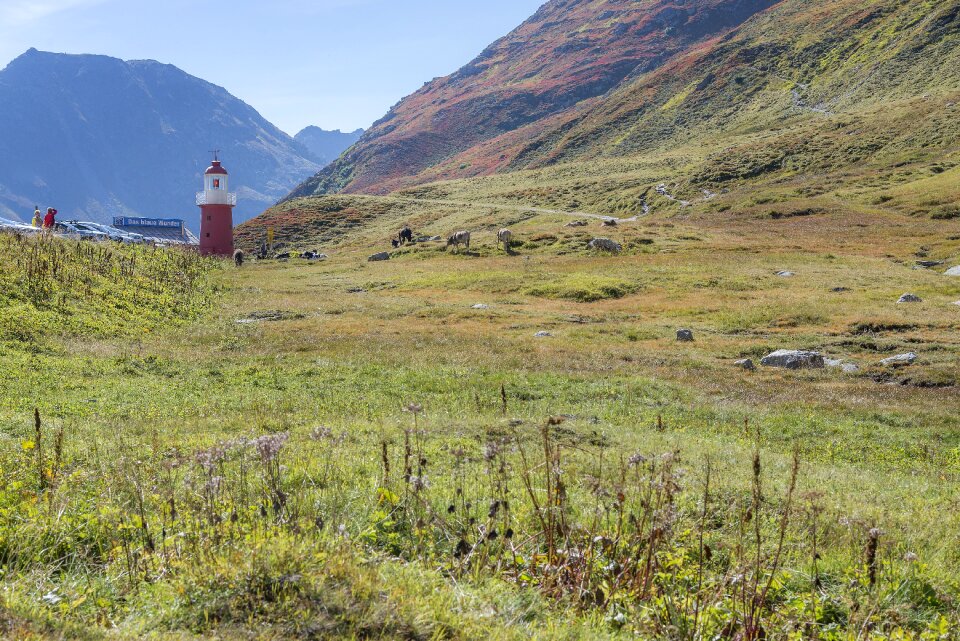 Lighthouse switzerland landscape