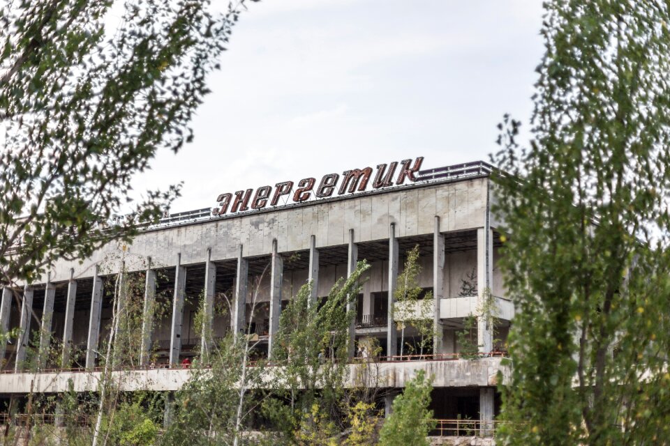 Abandoned infested soviet