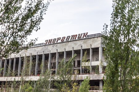 Abandoned infested soviet