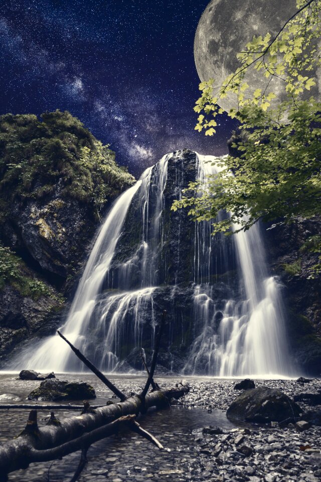 Nature landscape river
