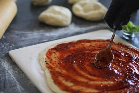 Kitchen pizza italy photo