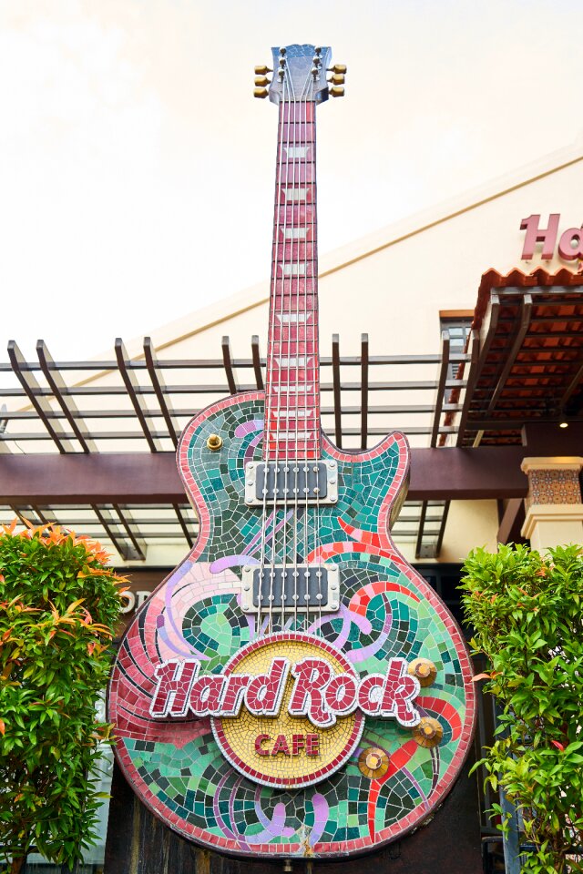 Bar entertainment guitar