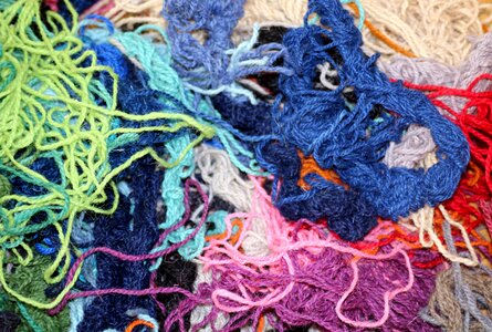 Yarn colorful handicraft