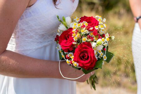 Wedding bouquet bride photo