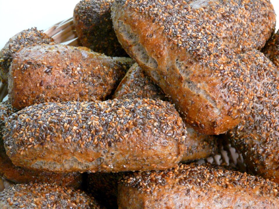 Roll baked goods breakfast