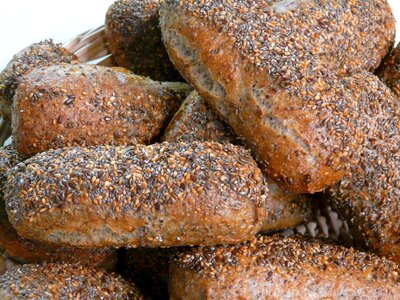 Roll baked goods breakfast
