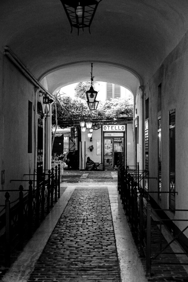 Entrance hotel building