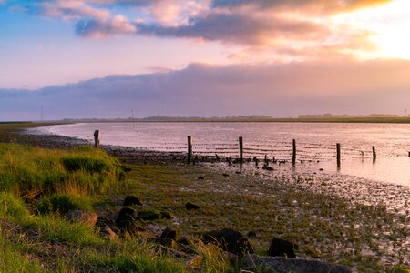 North sea abendstimmung nordfriesland
