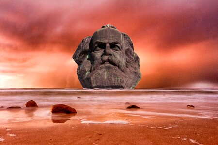 Composing beach landscape