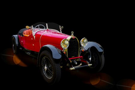 Oldtimer bugatti vehicle