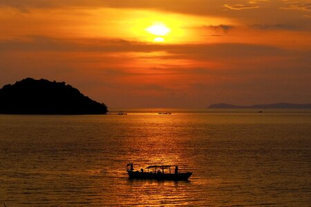 Boat ocean summer photo