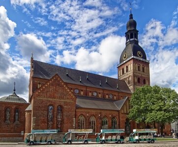 Church historic center facade