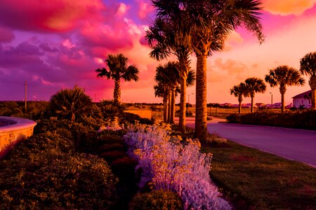 Clouds dramatic colorful