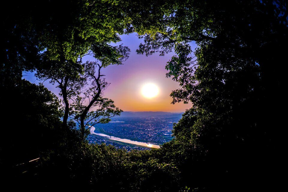 Sky landscape sunrise
