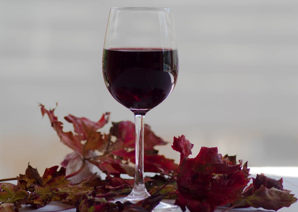 Leaves vine alcohol