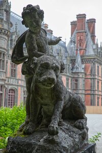 Statue sculpture dog photo