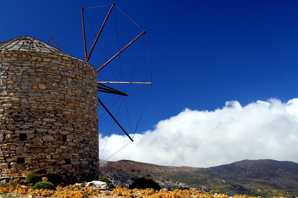 Windmill hellas mountains