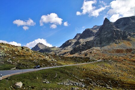 High mountains meadow