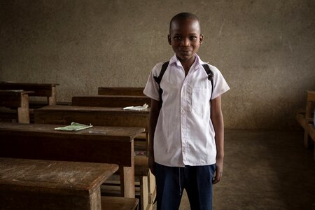 School classroom child photo