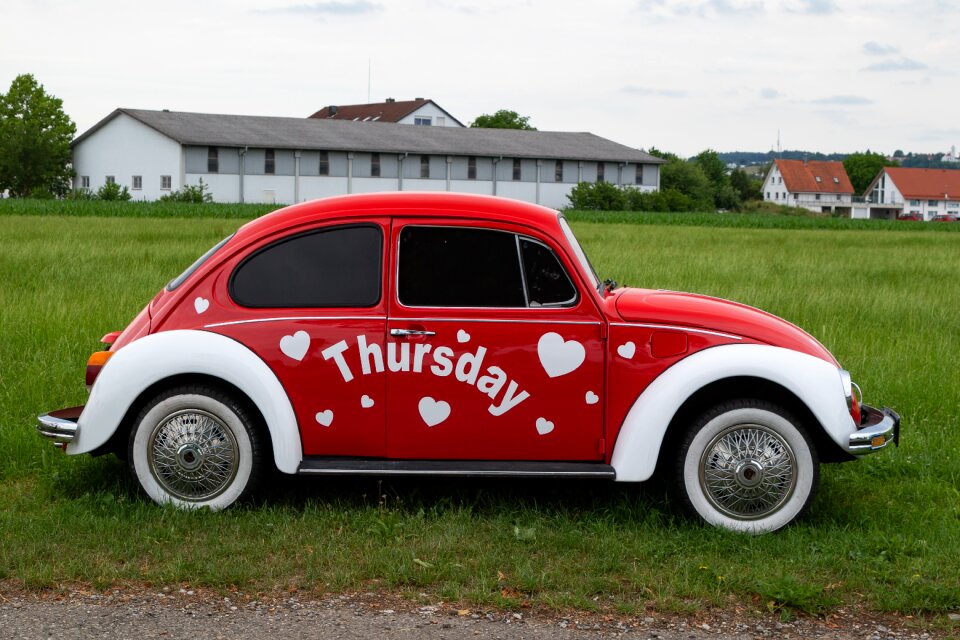 Oldtimer vw beetle auto
