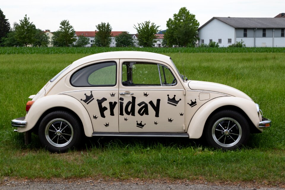 Oldtimer vw beetle auto