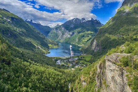 Fjords norway landscape