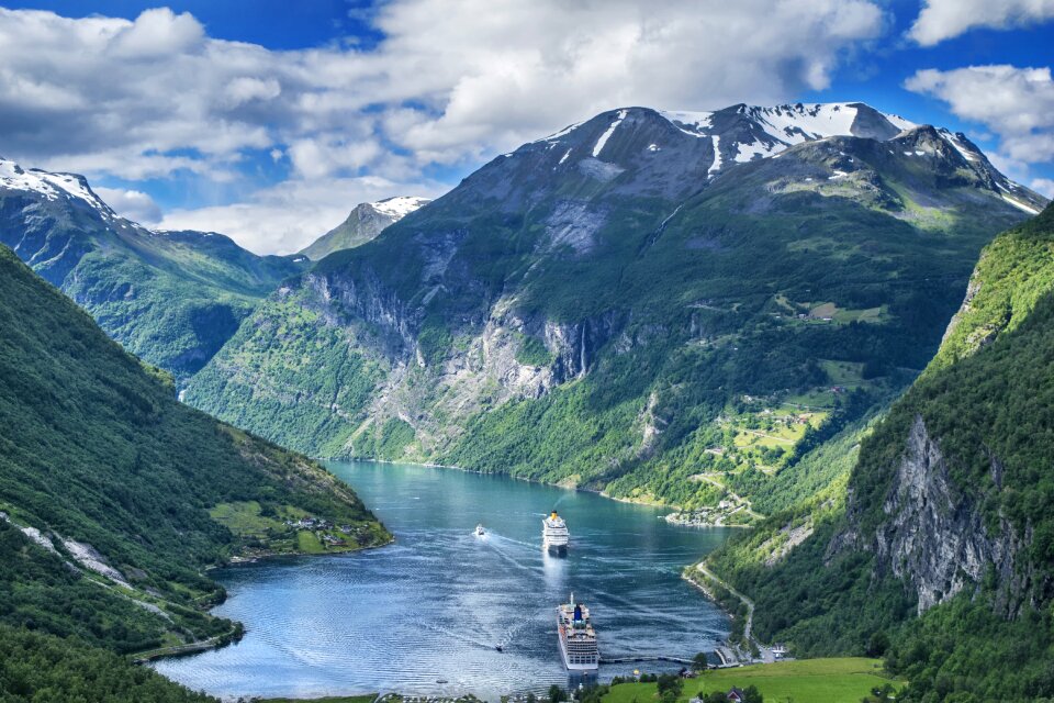 Fjords norway landscape