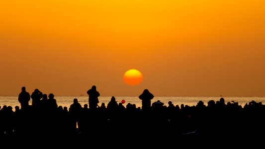 Silhouette in the new year gangneung