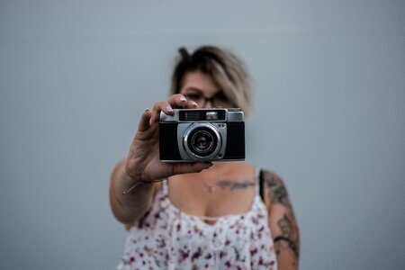Woman portrait retro