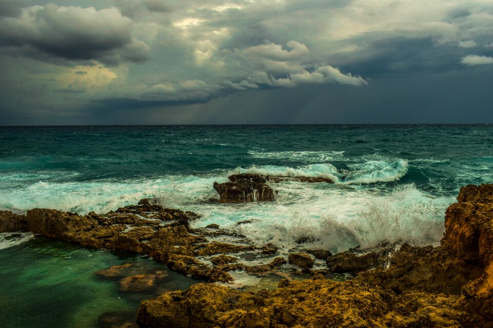 Sea shore landscape