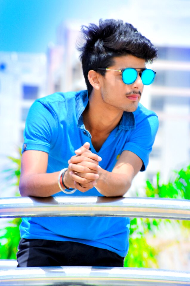 Beautiful outdoors person