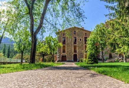Rustic rural tourism stone